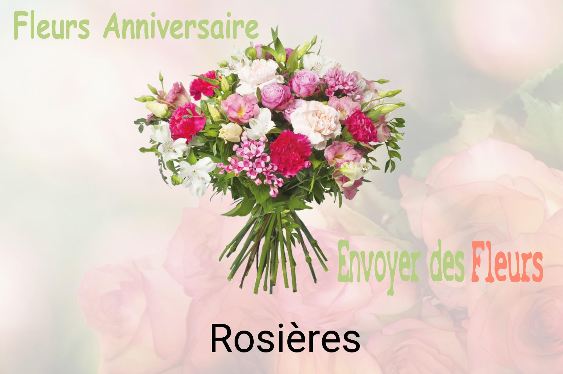 Bouquet de fleurs d’anniversaire livré à Rosières