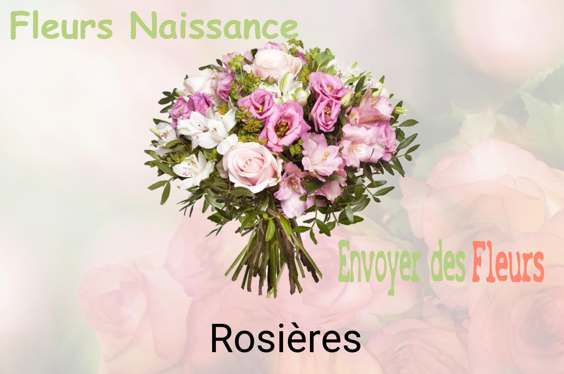 Bouquet de fleurs de naissance livré à Rosières